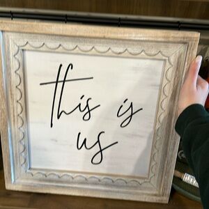 This is Us sign from Hobby Lobby